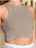 Crop top - bež - SINSAY - small1