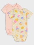 Bodi, 2 tk - kreemvalge - SINSAY - small1