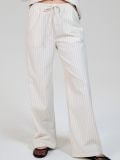 Wide leg hlače - krem - SINSAY - small1
