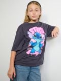 Tricou Stitch - gri-închis - SINSAY - small1