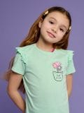 Majica sa printom - mint zelena - SINSAY - small1