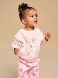 Felpa con stampa - rosa pastello - SINSAY - small3