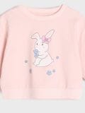 Felpa con stampa - rosa pastello - SINSAY - small14