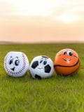 Mehke igrače žoge 3 pack - oranžna - SINSAY - small1