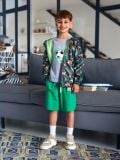 Majica kratkih rukava s printom - sivo - SINSAY - small1