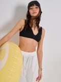 Wide leg hlače - krem - SINSAY - small5