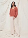 Bluza z vrvico - zlatorjavo - SINSAY - small1