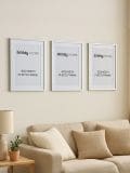 Pildiraam 3 pack - valge - SINSAY - small1