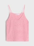 В’язаний топ - пастельний рожевий - SINSAY - small3