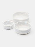Καλάθι αποθήκευσης 3 pack - λευκο - SINSAY - small2