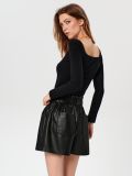Szorty z paskiem - czarny - SINSAY - small3