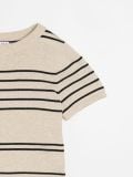 Sweter z krótkim rękawem w paski - wielobarwny - SINSAY - small12