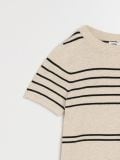 Sweter z krótkim rękawem w paski - wielobarwny - SINSAY - small13