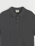 Polo majica - srednje siva - SINSAY - small7