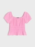 Kroogitud pluus - roosa - SINSAY - small6