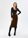 Fustă midi cu despicătură - multicolor - SINSAY - small6