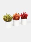 Okrasna umetna roža 3 pack - bledo zelena - SINSAY - small3