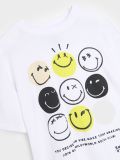 Majica kratkih rukava SmileyWorld® - bijelo - SINSAY - small2