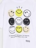 Majica kratkih rukava SmileyWorld® - bijelo - SINSAY - small11