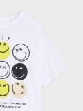 Majica kratkih rukava SmileyWorld® - bijelo - SINSAY - small14