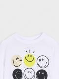 Majica kratkih rukava SmileyWorld® - bijelo - SINSAY - small15