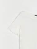 Bluza s teksturo - krema - SINSAY - small10