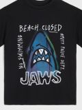 Majica Jaws - crno - SINSAY - small10