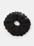 Гумка для волосся scrunchie - чорний - SINSAY - small1
