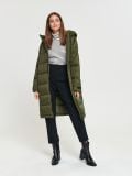 Prešit plašč - temno zelena - SINSAY - small3