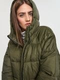 Prešit plašč - temno zelena - SINSAY - small5