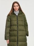 Prešit plašč - temno zelena - SINSAY - small4