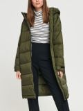 Prešit plašč - temno zelena - SINSAY - small1