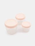 Posoda za hrano 3 pack - krema - SINSAY - small1