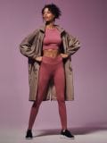 Legginsy GYM HARD - różowy - SINSAY - small5