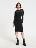 Rochie midi - negru - SINSAY - small3