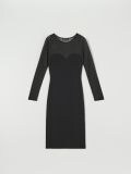 Rochie midi - negru - SINSAY - small1