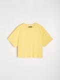 Oversized-lõikega T-särk - helekollane - SINSAY - small4