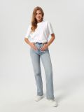Tricou basic - alb - SINSAY - small2