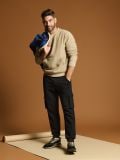 Штани tapered fit - чорний - SINSAY - small1