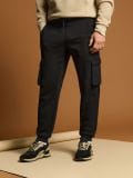 Штани tapered fit - чорний - SINSAY - small3