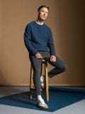 Hlače jogger slim fit - temno siva - SINSAY - small3