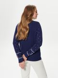 Sweter z lampkami LED - granatowy - SINSAY - small3