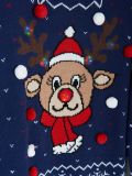 Sweter z lampkami LED - granatowy - SINSAY - small5