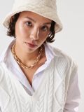 Vestă - crem - SINSAY - small3