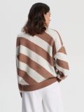 Sweter w paski - beżowy - SINSAY - small3