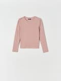 Bluza z dolgimi rokavi - lila - SINSAY - small2