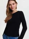 Джемпер з довгим рукавом - чорний - SINSAY - small5