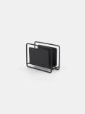 Metalowy serwetnik - czarny - SINSAY - small3