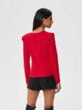 Bluza s volanima - crvena - SINSAY - small2