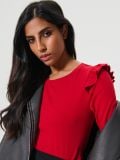 Bluza s volanima - crvena - SINSAY - small4
